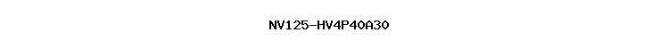 NV125-HV4P40A30