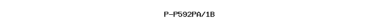 P-P592PA/1B