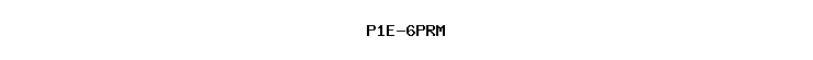 P1E-6PRM