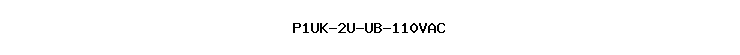 P1UK-2U-UB-110VAC