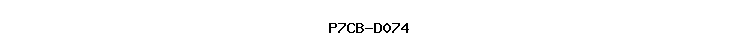 P7CB-D074