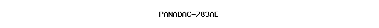 PANADAC-783AE