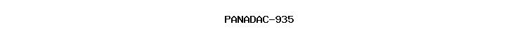 PANADAC-935