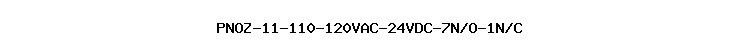 PNOZ-11-110-120VAC-24VDC-7N/O-1N/C