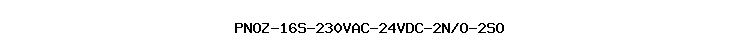 PNOZ-16S-230VAC-24VDC-2N/O-2SO