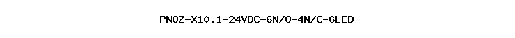 PNOZ-X10.1-24VDC-6N/O-4N/C-6LED