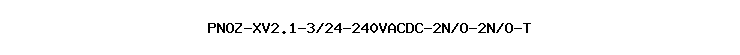 PNOZ-XV2.1-3/24-240VACDC-2N/O-2N/O-T