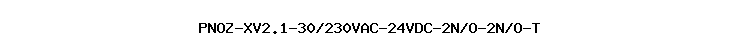 PNOZ-XV2.1-30/230VAC-24VDC-2N/O-2N/O-T
