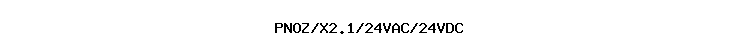 PNOZ/X2.1/24VAC/24VDC