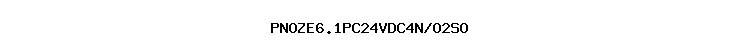 PNOZE6.1PC24VDC4N/O2SO