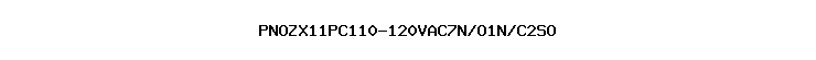 PNOZX11PC110-120VAC7N/O1N/C2SO
