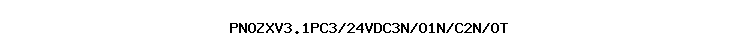 PNOZXV3.1PC3/24VDC3N/O1N/C2N/OT