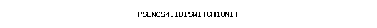 PSENCS4.1B1SWITCH1UNIT