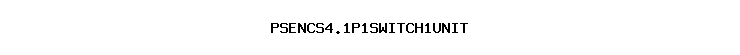 PSENCS4.1P1SWITCH1UNIT