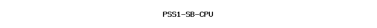 PSS1-SB-CPU