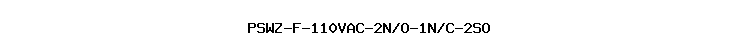 PSWZ-F-110VAC-2N/O-1N/C-2SO