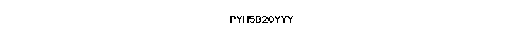 PYH5B20YYY