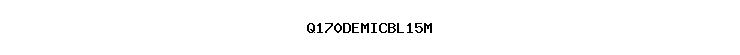 Q170DEMICBL15M