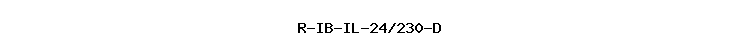 R-IB-IL-24/230-D