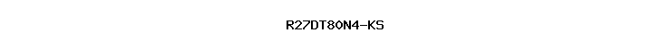 R27DT80N4-KS