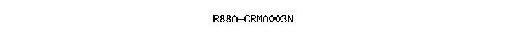 R88A-CRMA003N