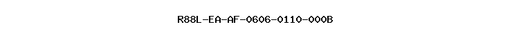R88L-EA-AF-0606-0110-000B