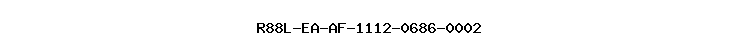 R88L-EA-AF-1112-0686-0002