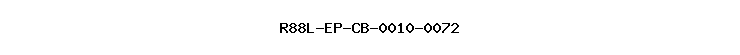 R88L-EP-CB-0010-0072