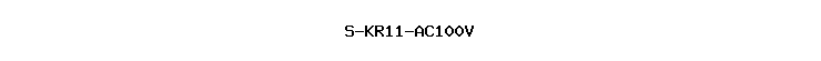 S-KR11-AC100V