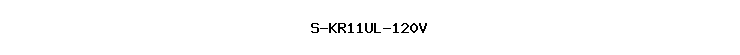 S-KR11UL-120V