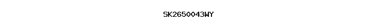 SK2650043WY