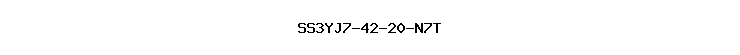SS3YJ7-42-20-N7T