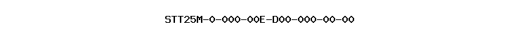 STT25M-0-000-00E-D00-000-00-00