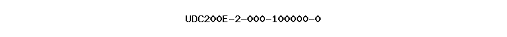 UDC200E-2-000-100000-0