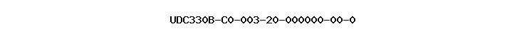 UDC330B-C0-003-20-000000-00-0