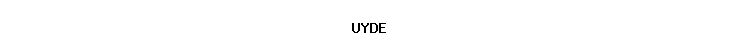 UYDE