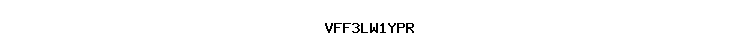 VFF3LW1YPR