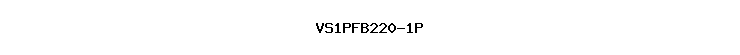 VS1PFB220-1P