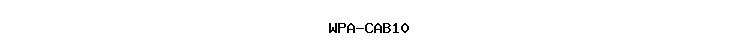 WPA-CAB10