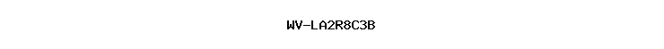 WV-LA2R8C3B