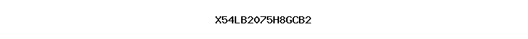 X54LB2075H8GCB2