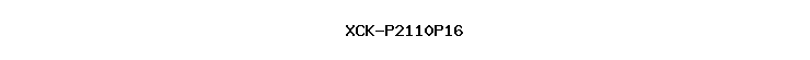 XCK-P2110P16