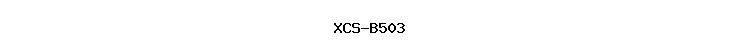 XCS-B503