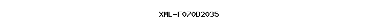 XML-F070D2035