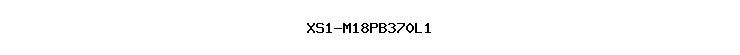 XS1-M18PB370L1
