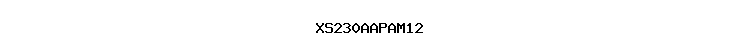 XS230AAPAM12