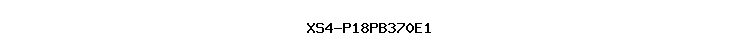 XS4-P18PB370E1