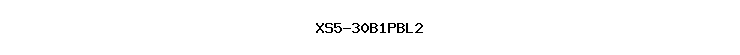 XS5-30B1PBL2