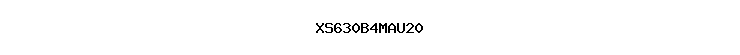 XS630B4MAU20