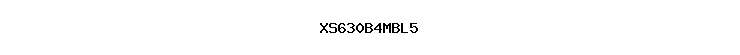 XS630B4MBL5